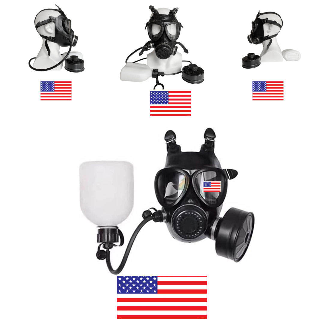 DYOB Gas Mask with FILTER, BOTTLE/HOSE NBC Protection